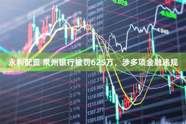 永利配资 泉州银行被罚625万，涉多项金融违规