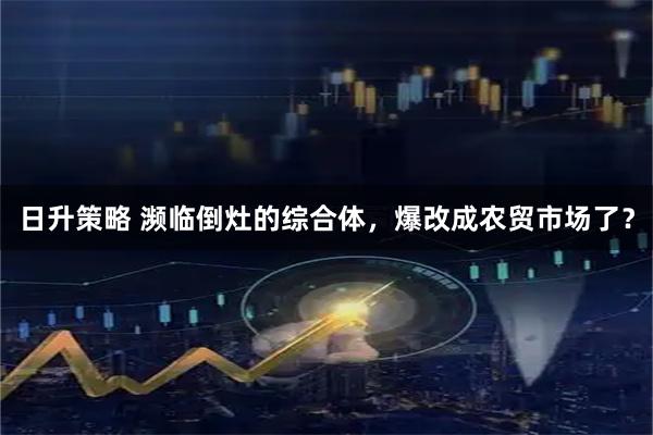日升策略 濒临倒灶的综合体，爆改成农贸市场了？