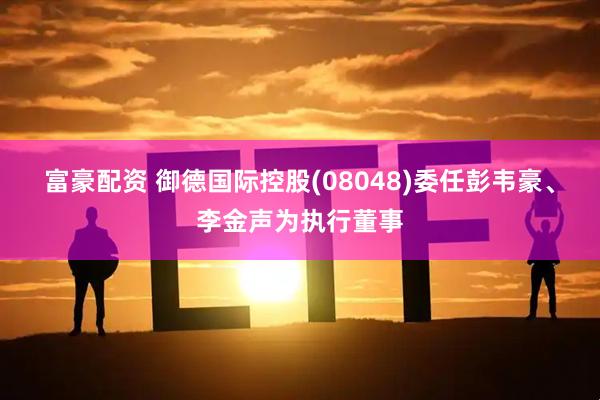 富豪配资 御德国际控股(08048)委任彭韦豪、李金声为执行董事